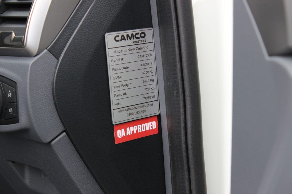 CAMCO Our Process Fitout Serial Number