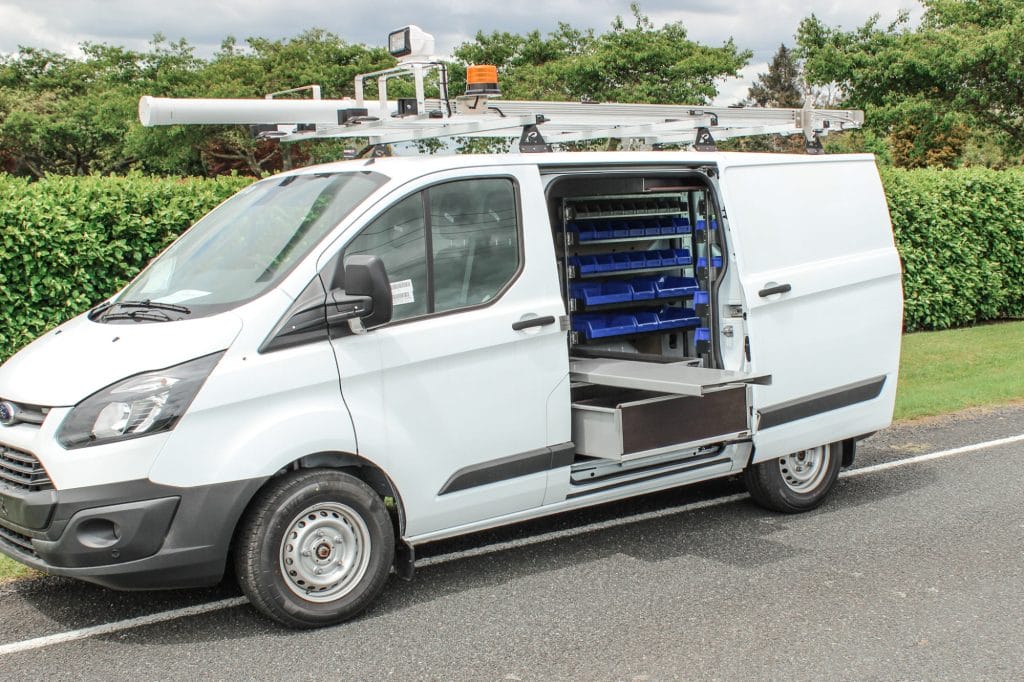 CAMCO Trade - Ford Transit - Mid-Van Split Drawer + Shelving 01