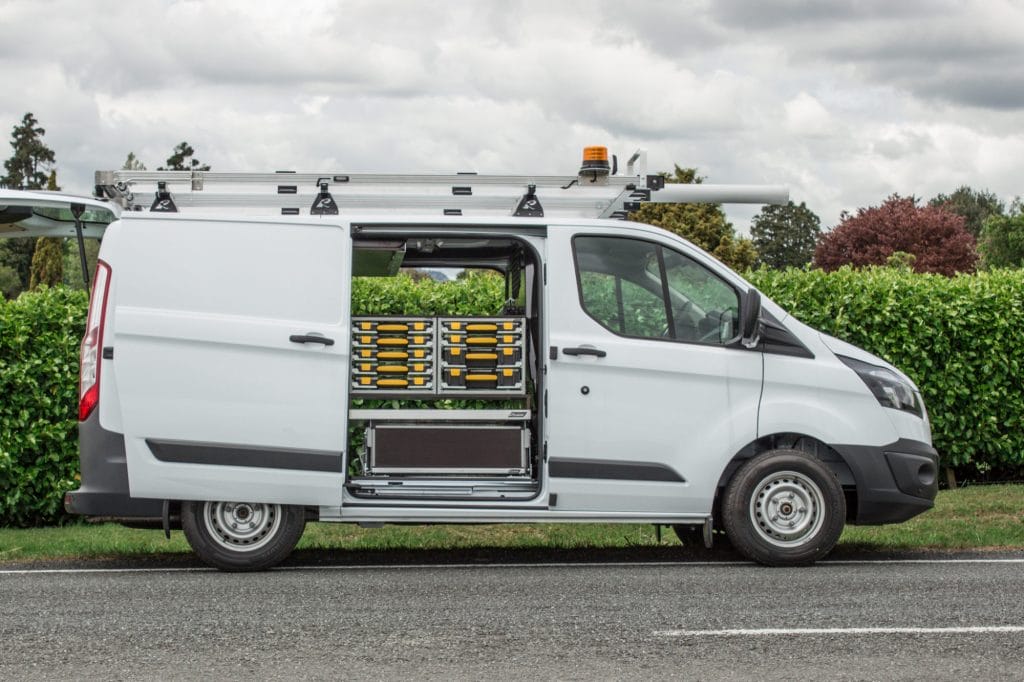 CAMCO Trade - Ford Transit - Mid-Van Split Drawer + Shelving 02