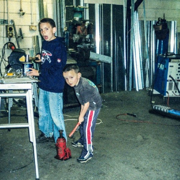 Carl and Ricky, in the welding bay at Albert Street