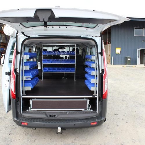 Construction Fitouts Single Drawer, False Floor and 3x Versi Shelving Kits