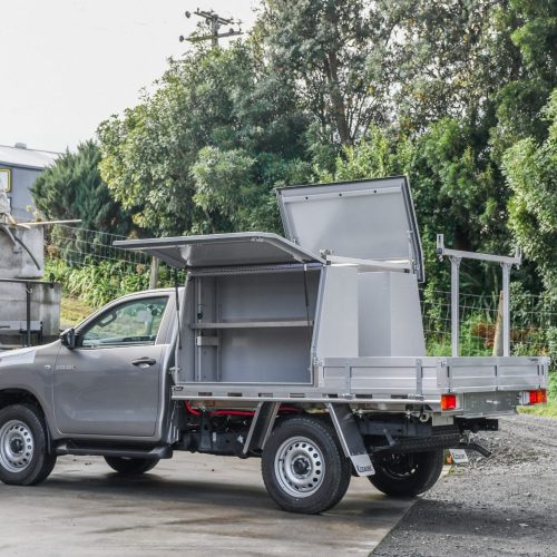 Toyota Hilux Fitout NZ Toyota Hilux Fitout for a Plumbing Company