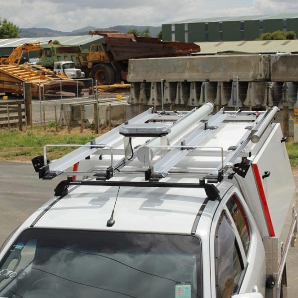 Uteworx Flat Deck, 3 Door Box Body, Roof Racks, Double Ladder Rack and Worklighting